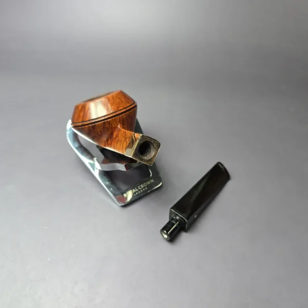 Dunhill 1950 R (Root Briar) O w/14k Gold Smooth Bulldog Estate Briar Pipe, English Estates - Image 11