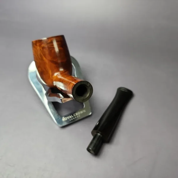 James Upshall Tilshead Group 5 Smooth Billiard Estate Briar Pipe, Unsmoked - Image 12