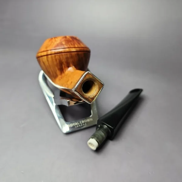Ser Jacopo La Fuma Smooth Bulldog w/Silver Estate Briar Pipe, Italian Estates, 9mm - Image 12
