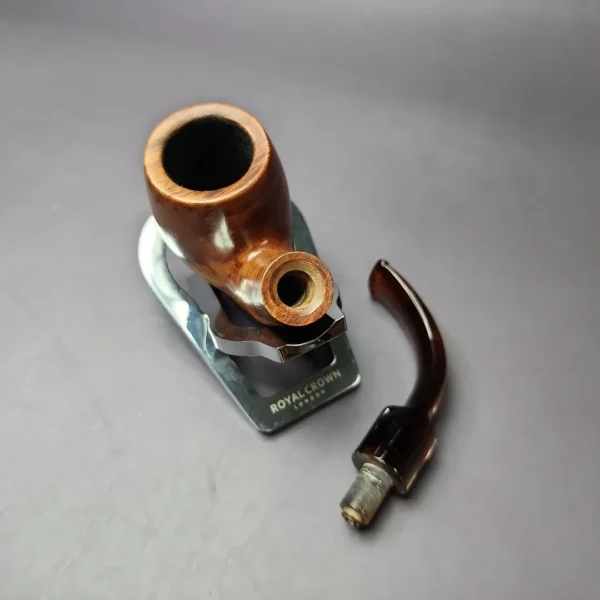 GBD Virgin 9456 Smooth Bent Billiard Estate Briar Pipe, English Estates - Image 12
