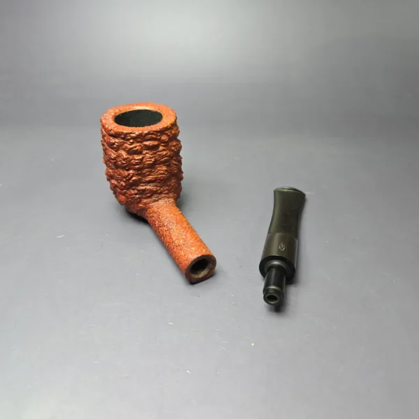 Savinelli Pre-1970 Capri Root Briar 1014 Rusticated Billiard Estate Briar Pipe, Unsmoked - Image 12