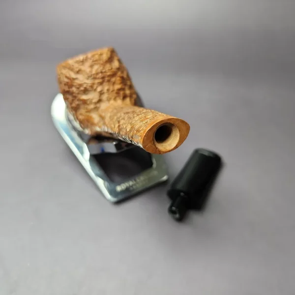 Castello Natural Vergin KK Rusticated Canadian Estate Briar Pipe, Italian Estates - Image 12