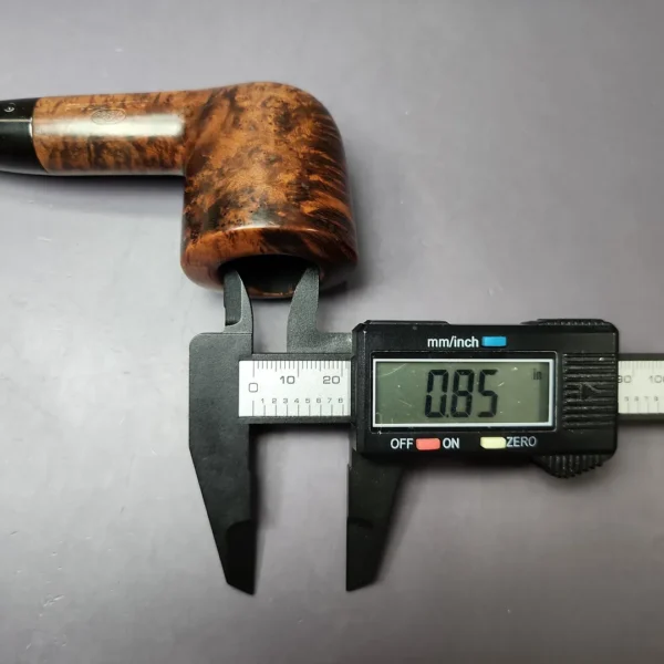 Weber Golden Walnut Smooth Stout Pot Estate Briar Pipe, American Estates - Image 12