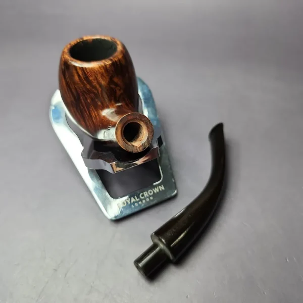 GBD New Standard 529 Smooth Bent Billiard Estate Briar Pipe, English Estates - Image 12