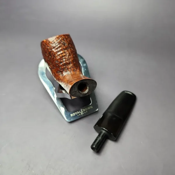 Viby 015 Sandblasted Pear Estate Briar Pipe, Danish Estates - Image 12