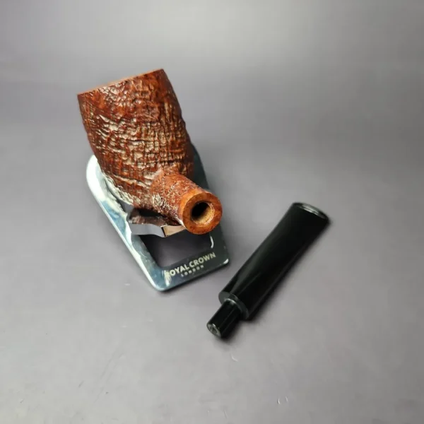 Baldo Baldi Sandblasted Billiard Estate Briar Pipe, Italian Estates - Image 12