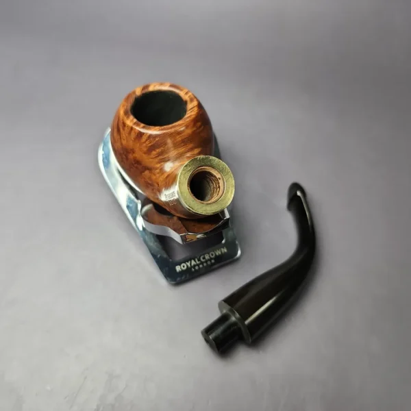 Peterson Emerald 03 Smooth Bent Apple Estate Briar Pipe, Irish Estates - Image 12