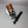 Mastro de Paja 0B Rusticated Billiard w/ Silver Estate Briar Pipe, Italian Estates - Image 13