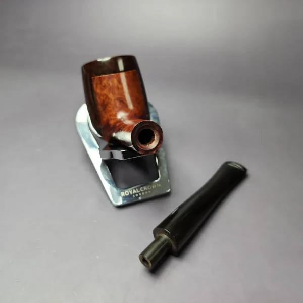 Orlik Hurricane H54 Smooth Wind Cap Billiard Estate Briar Pipe, English Estates - Image 15