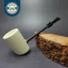 MBSD Meerschaum Deluxe Smooth Poker Block Meerschaum Pipe, New