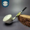 Falcon Shillelagh Green w/ Smooth MBSD Meerschaum Bowl Pipe, New