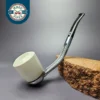 Falcon Classic Bent with MBSD Meerschaum Block Meerschaum Bowl Pipe, New