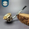 Falcon Shillelagh Chrome w/ MBSD Meerschaum Smooth Dublin Bowl Pipe, New