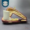SU Pipes "Speeding Dublin" w/Bamboo Handmade Block Meerschaum Pipe, New