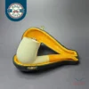 Astleys Meerschaum Smooth Bent Billiard Estate Block Meerschaum Pipe, Unsmoked