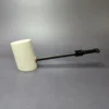 MBSD Meerschaum Deluxe Poker Translucent Block Meerschaum Pipe, New - Image 2