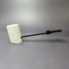 MBSD Meerschaum Deluxe Rusticated Poker Block Meerschaum Pipe, New - Image 2