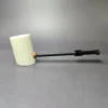 MBSD Meerschaum Deluxe Smooth Poker Block Meerschaum Pipe, New - Image 2