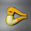 Astleys Meerschaum Smooth Bent Billiard Estate Block Meerschaum Pipe, Unsmoked - Image 2