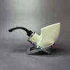 MBSD Meerschaum Silver Reverse Calabash Pickaxe Block Meerschaum Pipe, New - Image 3