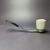 Falcon Classic Bent with MBSD Meerschaum Block Meerschaum Bowl Pipe, New - Image 3