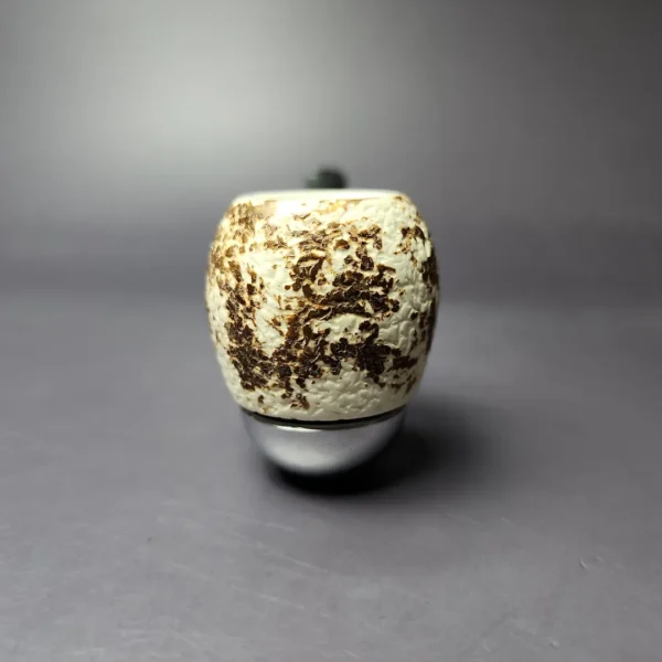 Falcon Standard Multipurpose w/ MBSD Meerschaum Apple Block Meerschaum Bowl Pipe, New - Image 4