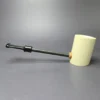 MBSD Meerschaum Deluxe Poker Translucent Block Meerschaum Pipe, New - Image 4