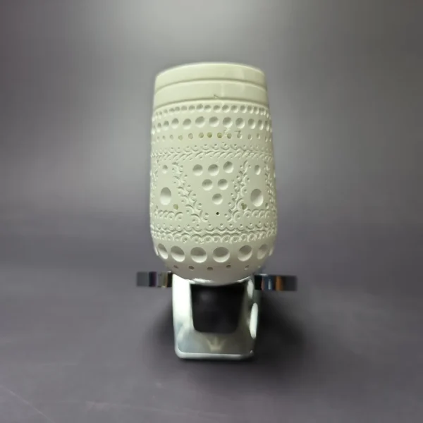 MBSD Meerschaum Silver Lattice Stack Reverse Calabash Block Meerschaum Pipe, New - Image 5