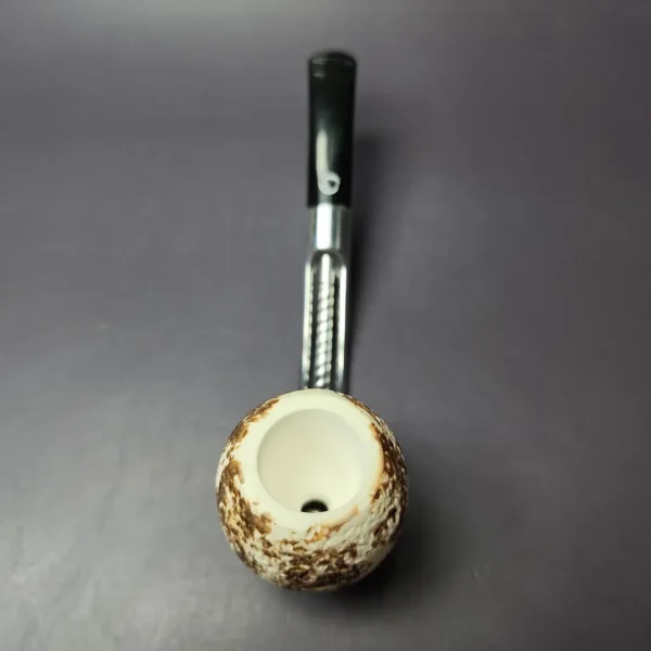 Falcon Standard Multipurpose w/ MBSD Meerschaum Apple Block Meerschaum Bowl Pipe, New - Image 5