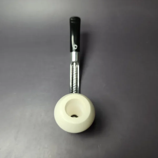 Falcon Standard Multipurpose w/ MBSD Meerschaum Rhodesian Block Meerschaum Bowl Pipe, New - Image 5