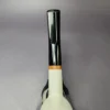 MBSD Meerschaum Deluxe Smooth Large Billiard Block Meerschaum Pipe, Briar-Mortise, New - Image 6