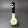 MBSD Meerschaum Deluxe XL Smooth Egg Block Meerschaum Pipe, Briar-Mortise, New - Image 7