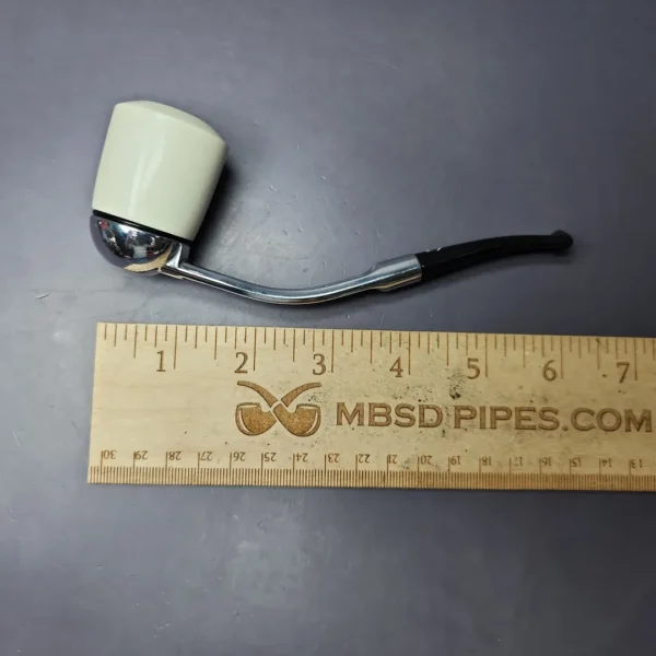 Falcon Classic Bent with MBSD Meerschaum Block Meerschaum Bowl Pipe, New - Image 7