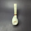 MBSD Meerschaum Deluxe Blowfish Sitter Block Meerschaum Pipe, Briar-Mortise, New - Image 7