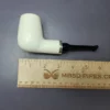 MBSD Meerschaum Silver Smooth Rev Calabash Brandy Block Meerschaum Pipe, New - Image 8