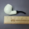 MBSD Meerschaum Silver Reverse Calabash Egg Block Meerschaum Pipe, New - Image 8