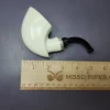 MBSD Meerschaum Silver Reverse Calabash Pickaxe Block Meerschaum Pipe, New - Image 8
