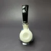MBSD Meerschaum Silver Smooth Vase Rev Calabash Block Meerschaum Pipe, New - Image 8