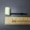 MBSD Meerschaum Deluxe Smooth Poker Block Meerschaum Pipe, New - Image 8