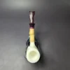 SU Pipes "Speeding Dublin" w/Bamboo Handmade Block Meerschaum Pipe, New - Image 8