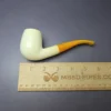 Astleys Meerschaum Smooth Bent Billiard Estate Block Meerschaum Pipe, Unsmoked - Image 8