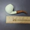 MBSD Meerschaum Deluxe Smooth Egg Block Meerschaum Pipe, Briar-Mortise, New - Image 8