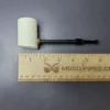 MBSD Meerschaum Deluxe Rusticated Poker Block Meerschaum Pipe, New - Image 9