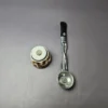 Falcon Shillelagh Chrome w/ MBSD Meerschaum Smooth Dublin Bowl Pipe, New - Image 9