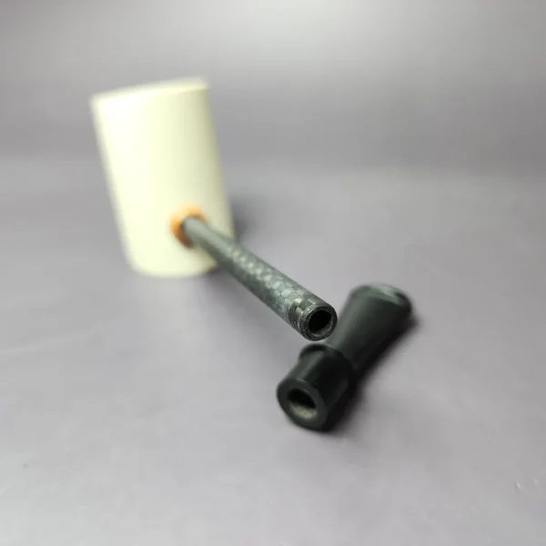 MBSD Meerschaum Deluxe Smooth Poker Block Meerschaum Pipe, New - Image 10