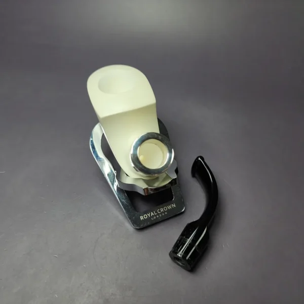 MBSD Meerschaum Silver Reverse Calabash Pickaxe Block Meerschaum Pipe, New - Image 10