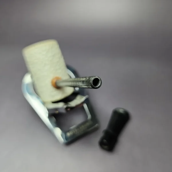 MBSD Meerschaum Deluxe Rusticated Poker Block Meerschaum Pipe, New - Image 11