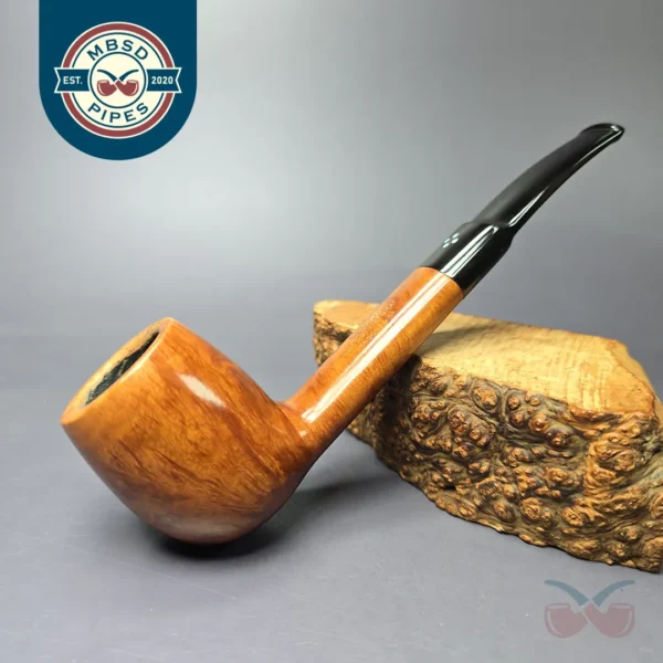 Sasieni Family Era Four Dot Natural Bristol Lumberman Estate Briar Pipe, English Estates