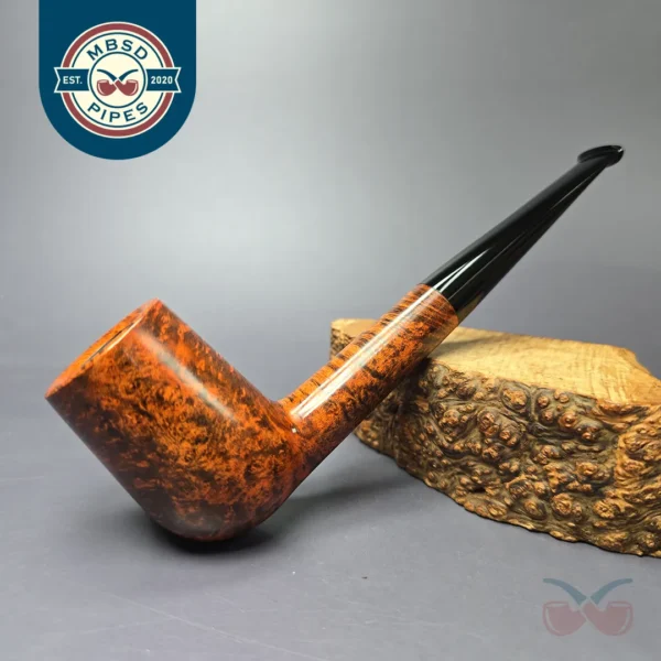 Walt Cannoy 10th Anniversary Cardinal House Langford Smooth Billiard Handmade Briar Pipe, New