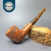 Dave Neeb Spot Carved Billiard Handmade Briar Pipe, New
